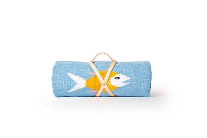 Pez Azul Woven Blanket