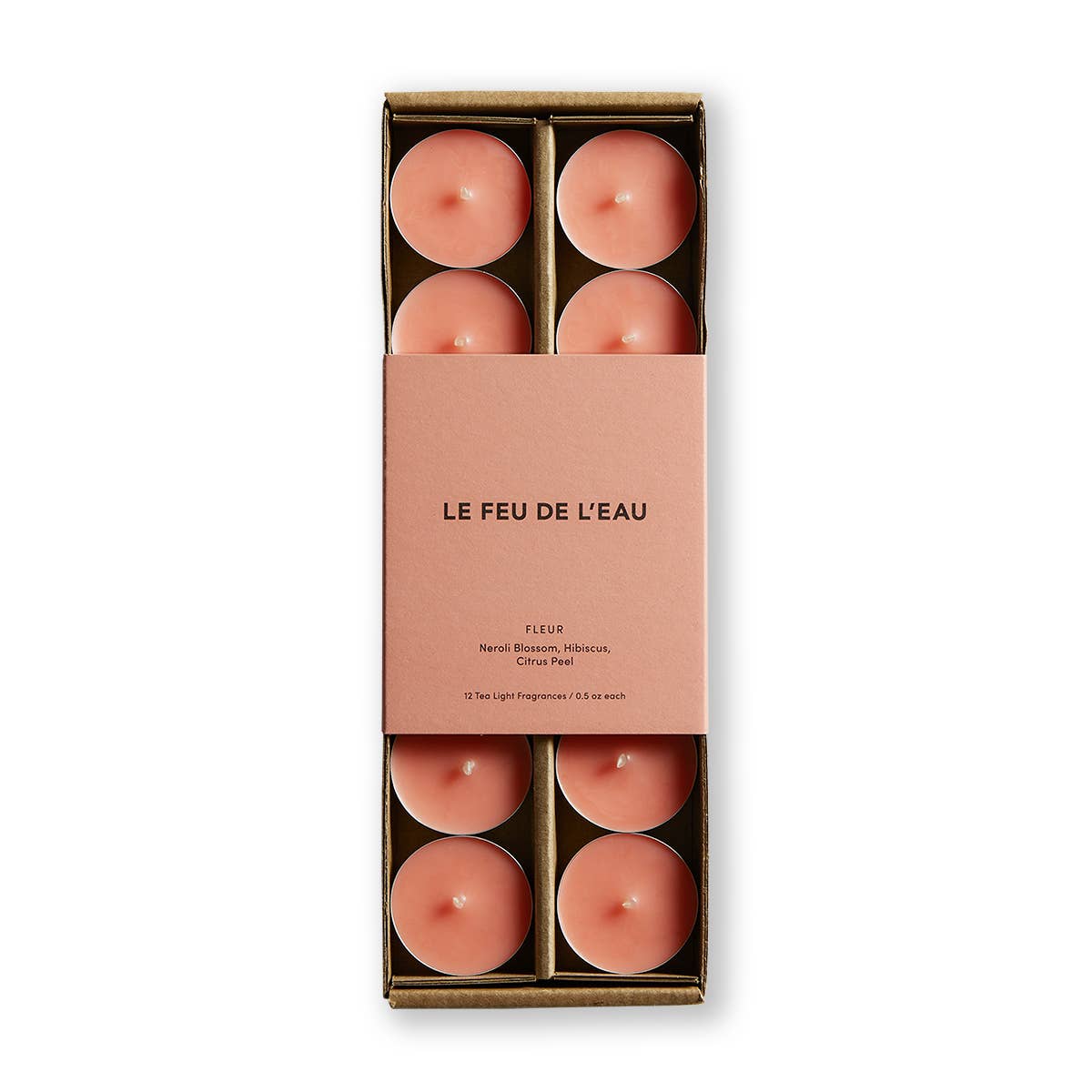 Le Feu De L'Eau Fleur Tea Lights (Set of 12)
