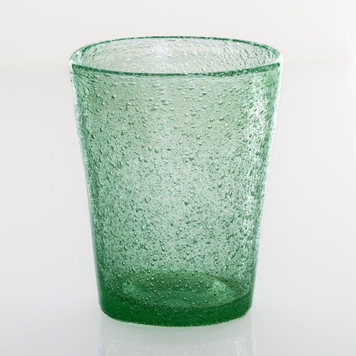 Forest Green Memento Matera Glass Tumbler (Translucent)