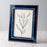 Blue Handmade Marquetry Picture Frame (5x7”)