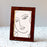 Brown Burl Wood Handmade Marquetry Picture Frame (4x6”)