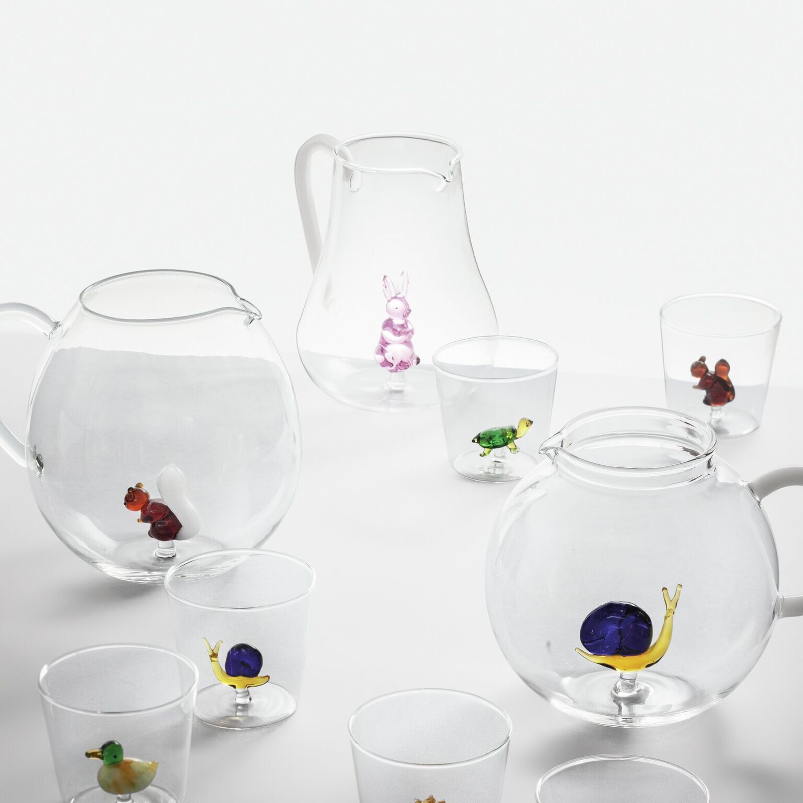 Ichendorf Milano Animal Farm Glass Tumbler - Thumbnail 2