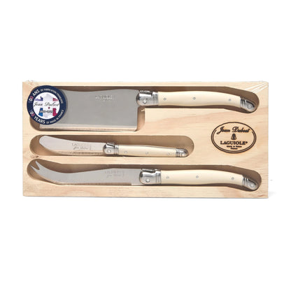 Ivory Laguiole 3 Piece Cheese Set