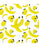 Yellow / Lime Green Bananas and Limes Colorful Paper Napkins (6.5")