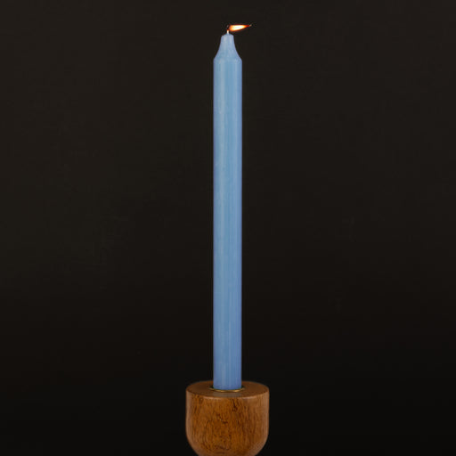 Light Blue Danish Kiri Taper Candle (12")