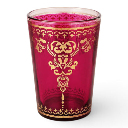 Marjana Pink & Gold Moroccan Tea Glass