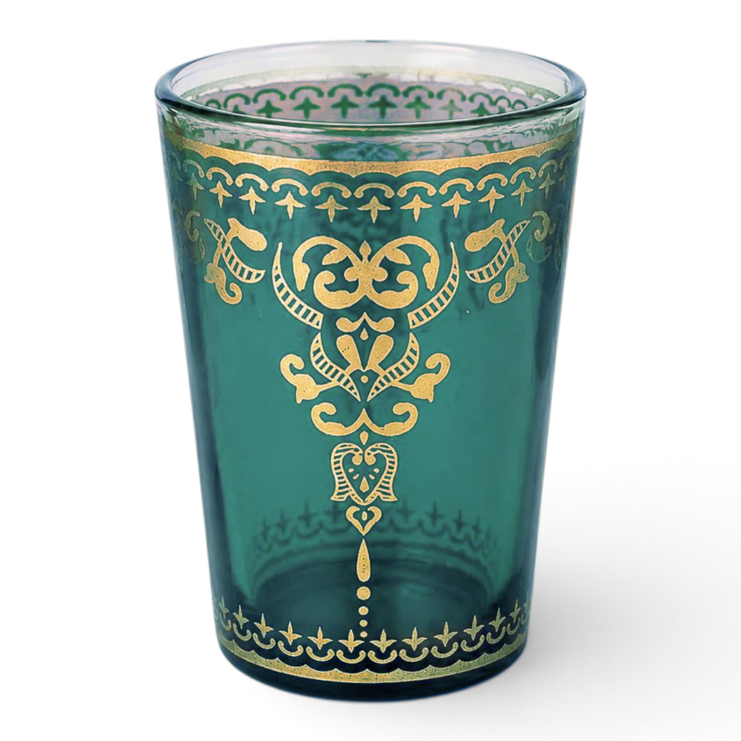 Marjana Turquoise and Gold Moroccan Tea Glass