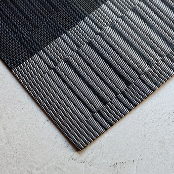 Black and Grey Noir PVC Placemat (18" x 14")