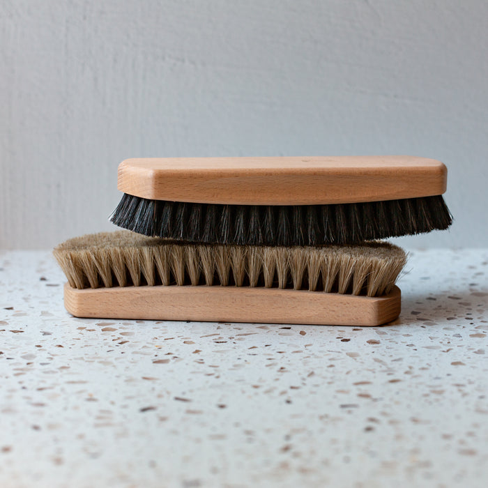 Redecker Beechwood Beige Shoe Shine Brush