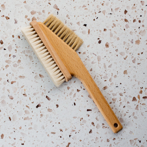 Redecker Oiled Beechwood Natural Goat Hair Bristle Clothing and Computer Brush