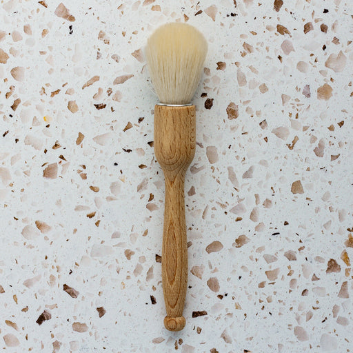 Redecker Goat Hair Dust Brush with Oiled Beechwood Handle