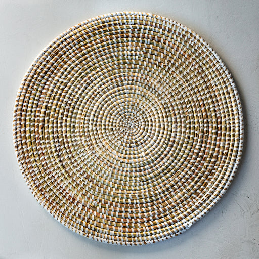 White Handwoven African Placemat