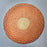 Orange Artisan Made Round Seagrass Placemat (14 Ø)