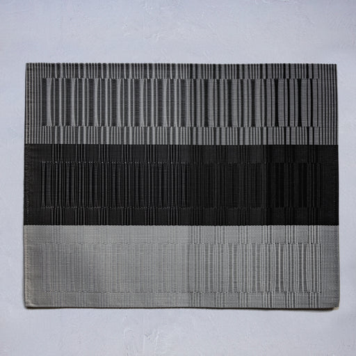Black and Grey Noir PVC Placemat (18" x 14")