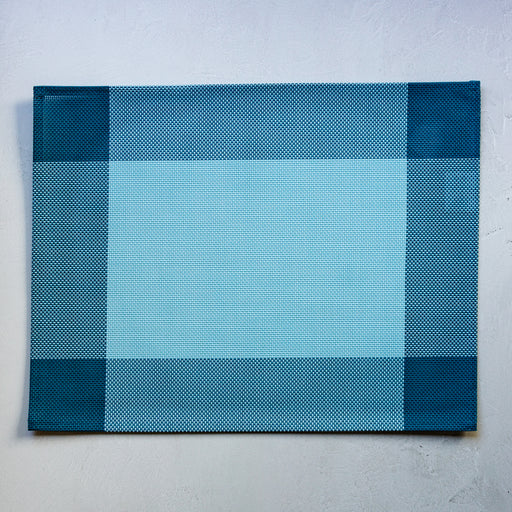 Blue Lagoon Bicolor PVC Placemat (17.75" x 13.75")