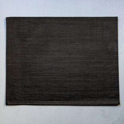 Argent Grey Basketweave PVC Placemat (17.5" x 13.75")