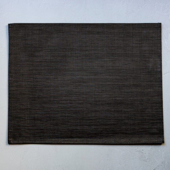 Argent Grey Basketweave PVC Placemat (17.5" x 13.75")
