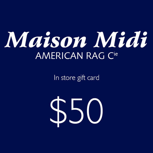 $50 In store Gift Card