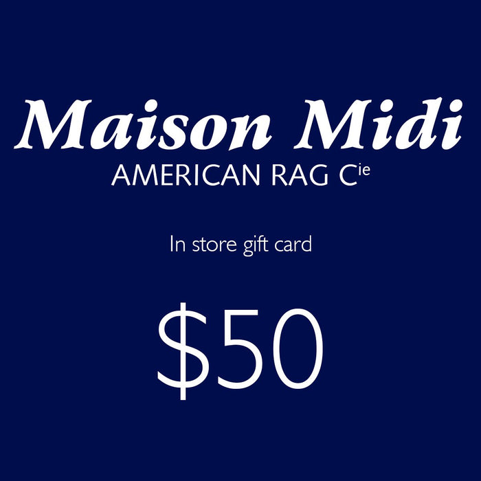 $50 In store Gift Card