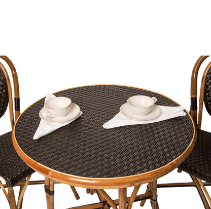 Black Mediterranean Bistro Table (2 Seat)