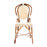 Cream and Ocre Mediterranean Bistro Chair (L)