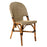 Brown and Cream Paris Bistro Chair