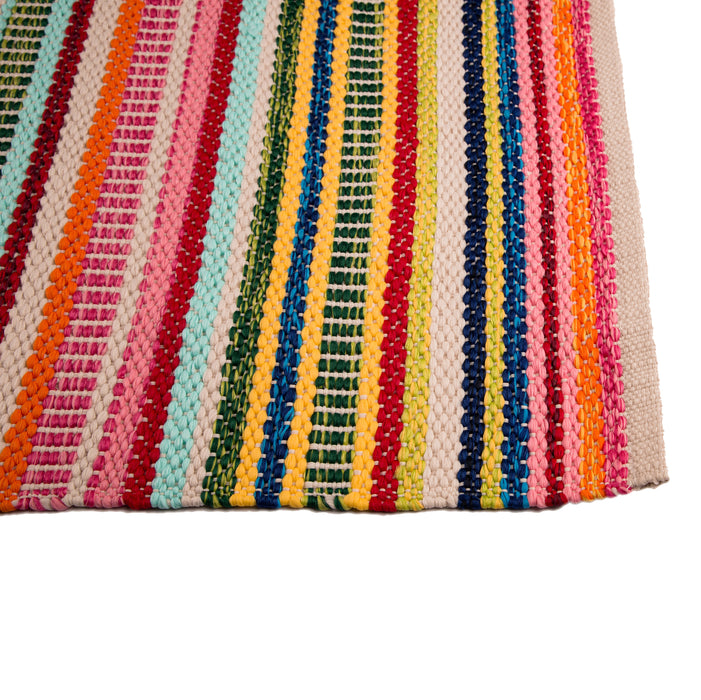 Bright Stripe Indoor/Outdoor Rug 2x3
