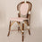 White and Pink Mediterranean Bistro Chair (E)