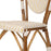 White and Yellow Mediterranean Bistro Chair (L)