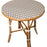 White, Grey, and Black Mediterranean Bistro Table (2 Seat)
