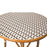 White, Grey, and Black Mediterranean Bistro Table (2 Seat)