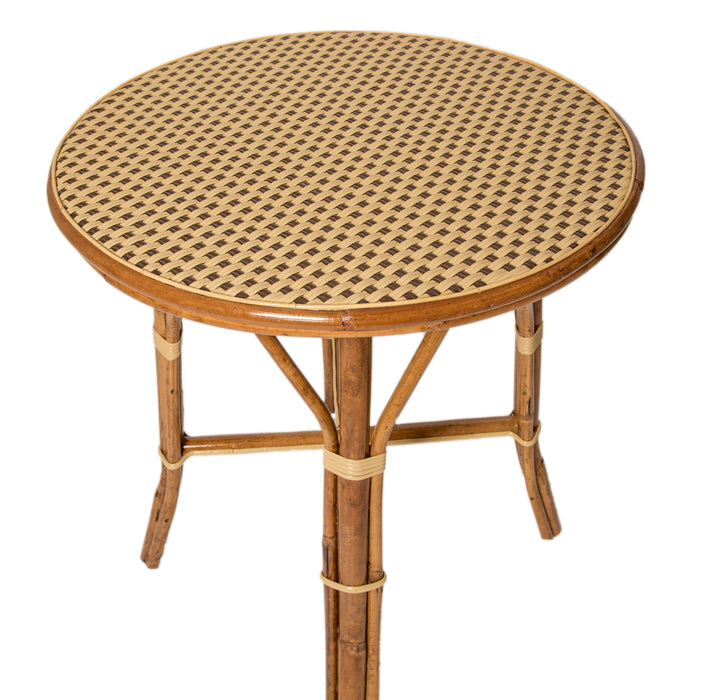 Brown and Beige Mediterranean Bistro Table (2 Seat)