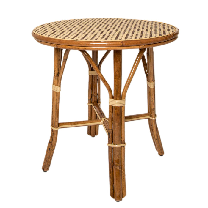 Brown and Beige Mediterranean Bistro Table (2 Seat)