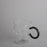 Glass Cup with Grey Handle