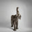 Leather Elephant Sculpture