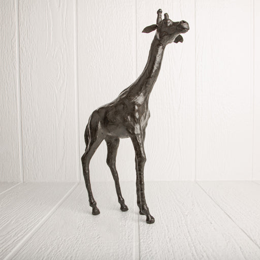Leather Giraffe Sculpture