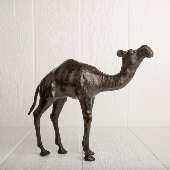 Leather Camel Sculpture