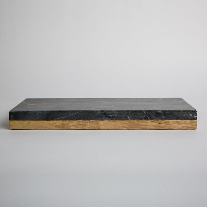 Reversible Marble and Wood Board