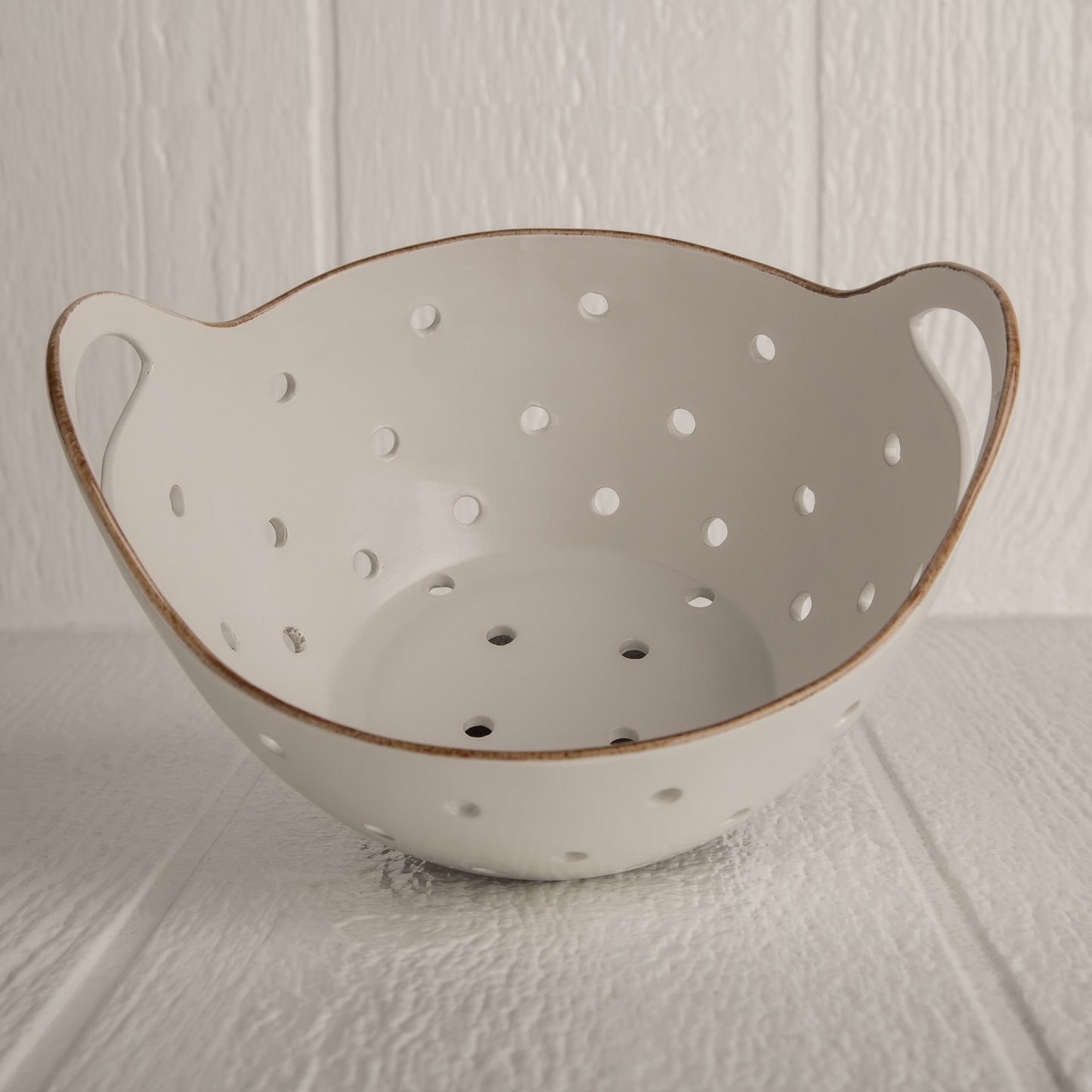 Stoneware Colander with Handles
