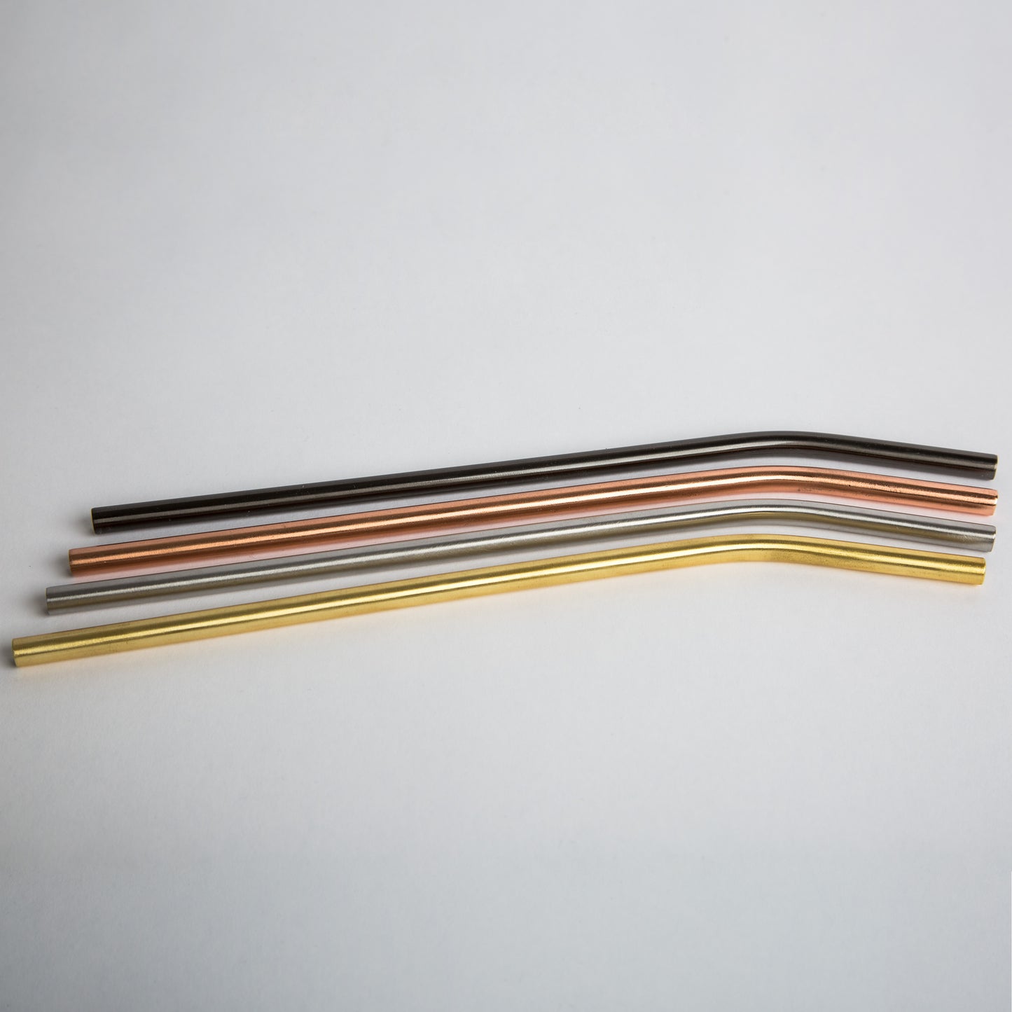 Set of 4 Reusable Metal Straws