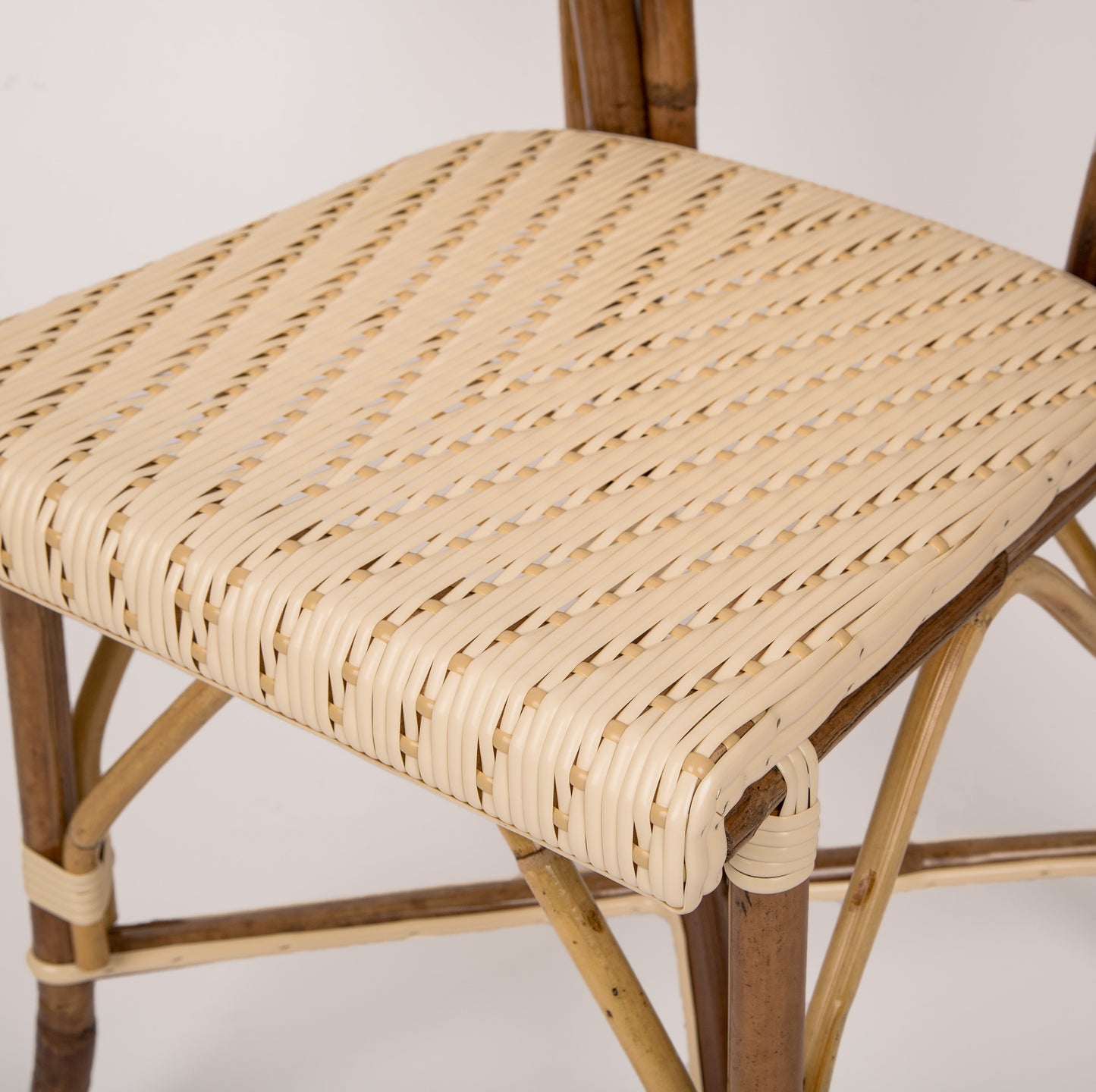Cream and Beige Mediterranean Bistro Chair (L)