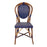 Blue and Azure Mediterranean Bistro Chair (L)