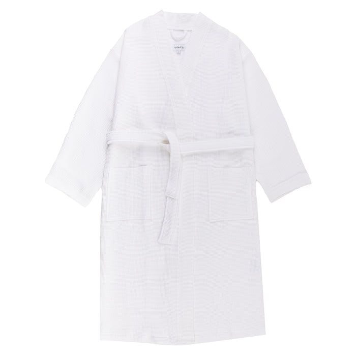 White Cotton Kimono Robe (L/XL)