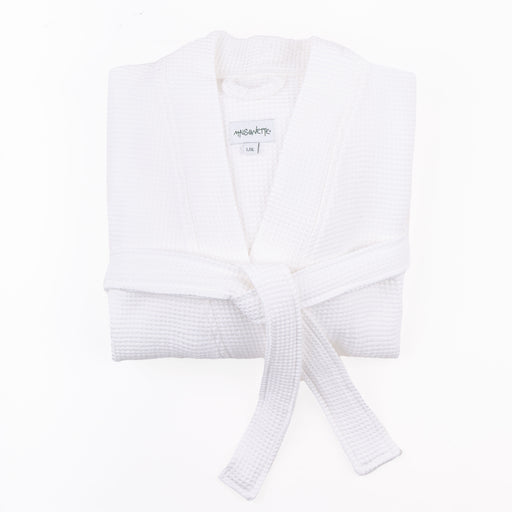 White Cotton Kimono Robe (L/XL)