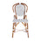 White and Black Mediterranean Bistro Chair (19 Ligne)