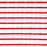 White and Red Mediterranean Bistro Chair (19 Ligne)