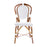 White and Grey Mediterranean Bistro Chair (E)
