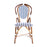 White Blue Azure Mediterranean Bistro Chair (39)