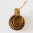 Teak Wood Measuring Cups