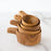 Teak Wood Measuring Cups